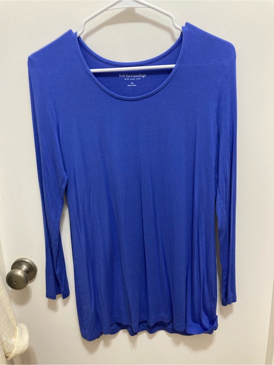 Soft Surroundings Tops - SoftSurroundings purple tunic style top, size petite medium